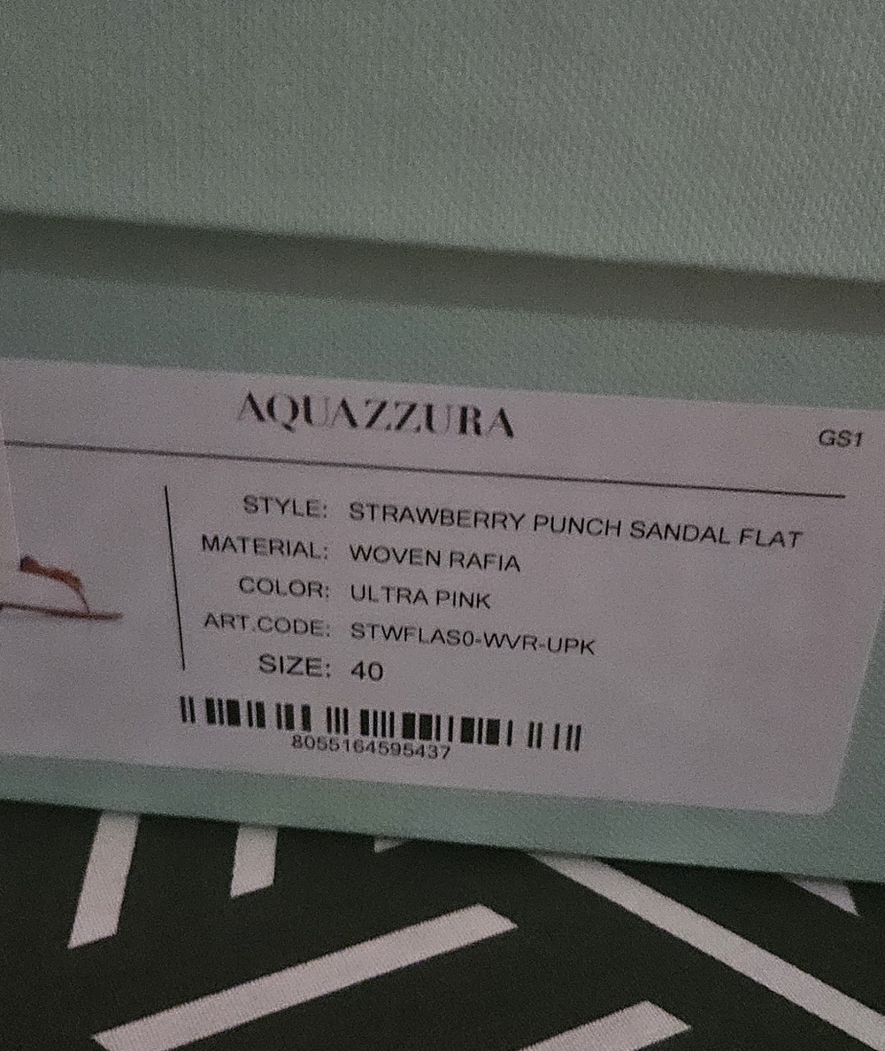 Aquazzura Strawberry Punch Sandals size 40 - Picture 15 of 16